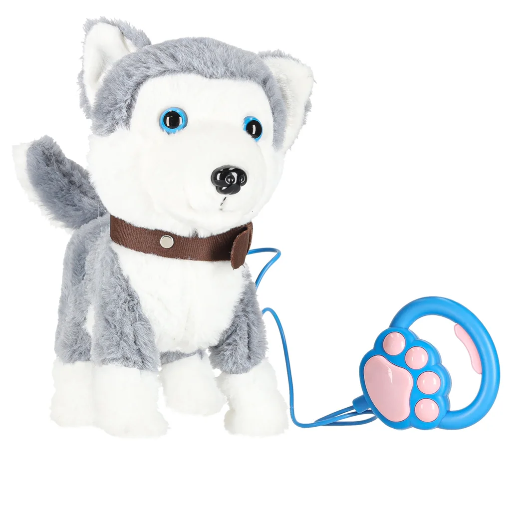 Interaktívny psík na vôdzke – husky