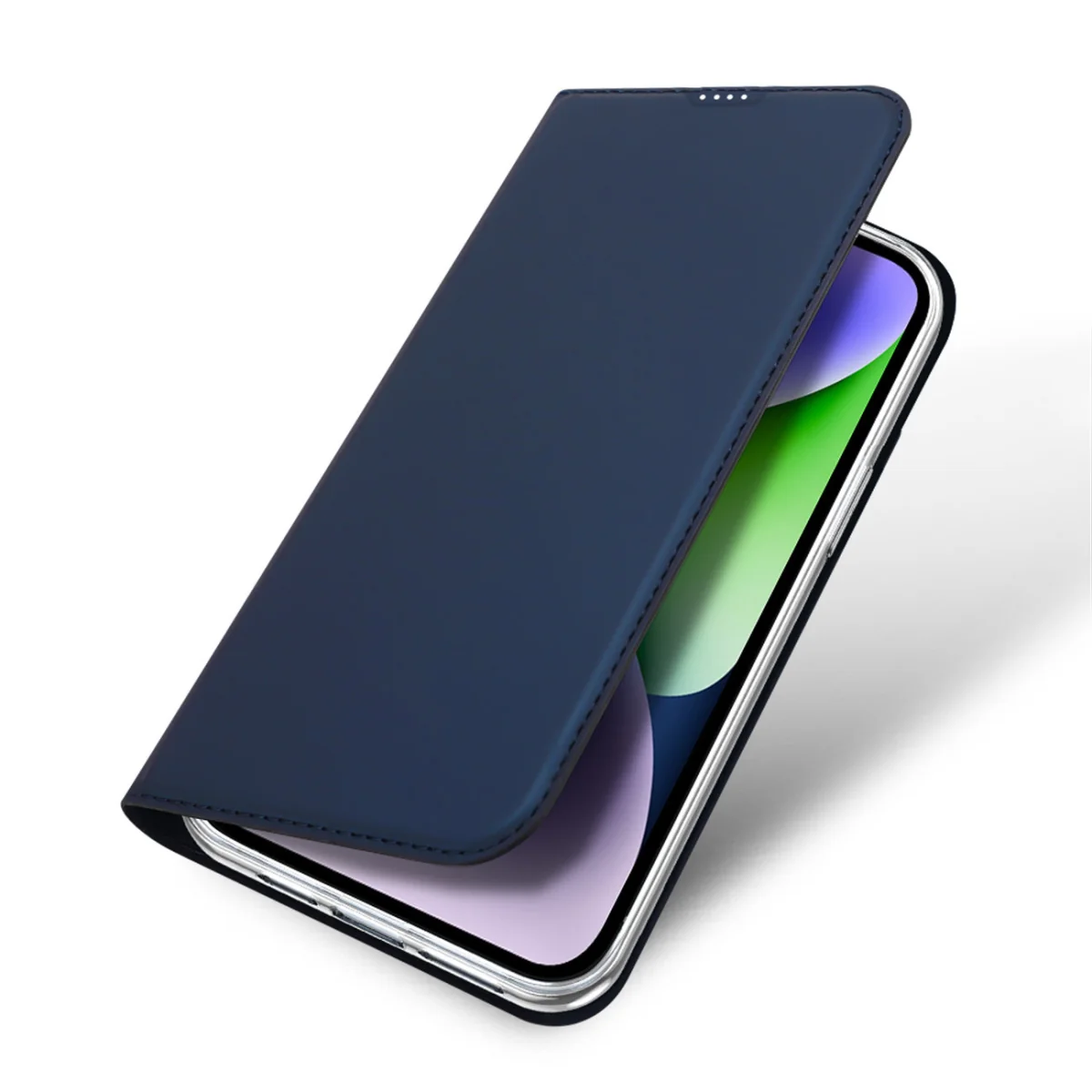 Dux Ducis Skin Pro knižkové puzdro na iPhone 15 Plus, modré
