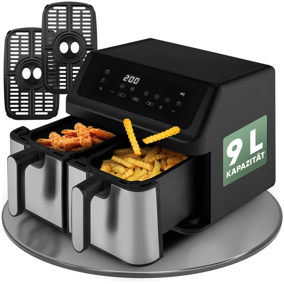 ProfiCook PC-FR 1296 H dvojitá teplovzdušná fritéza 9 l 2000 W