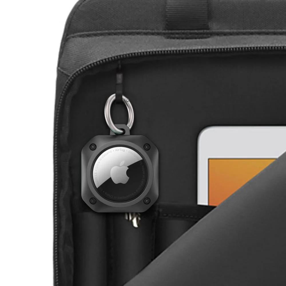 Tech-Protect Rough Pro kryt na Apple AirTag, čierny