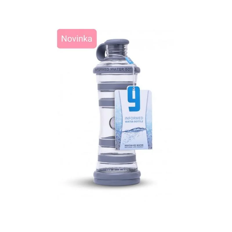 I9 Informovaná fľaša sivá - STABILITA Veľkosť: 650 ml