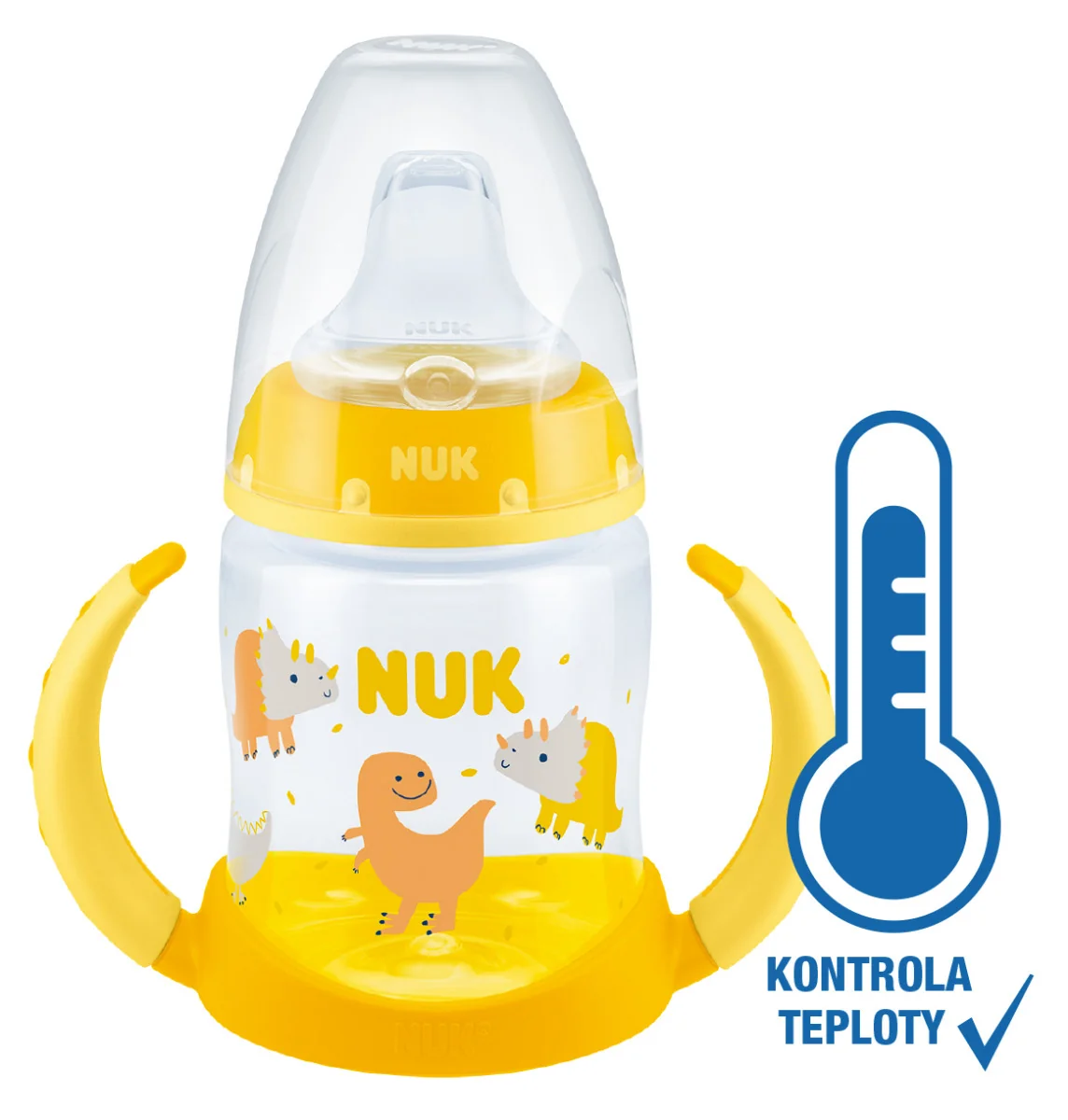 NUK FC FĽAŠA PP Na učenie 1×1 ks, so silikónovým cumlíkom, 6m+
