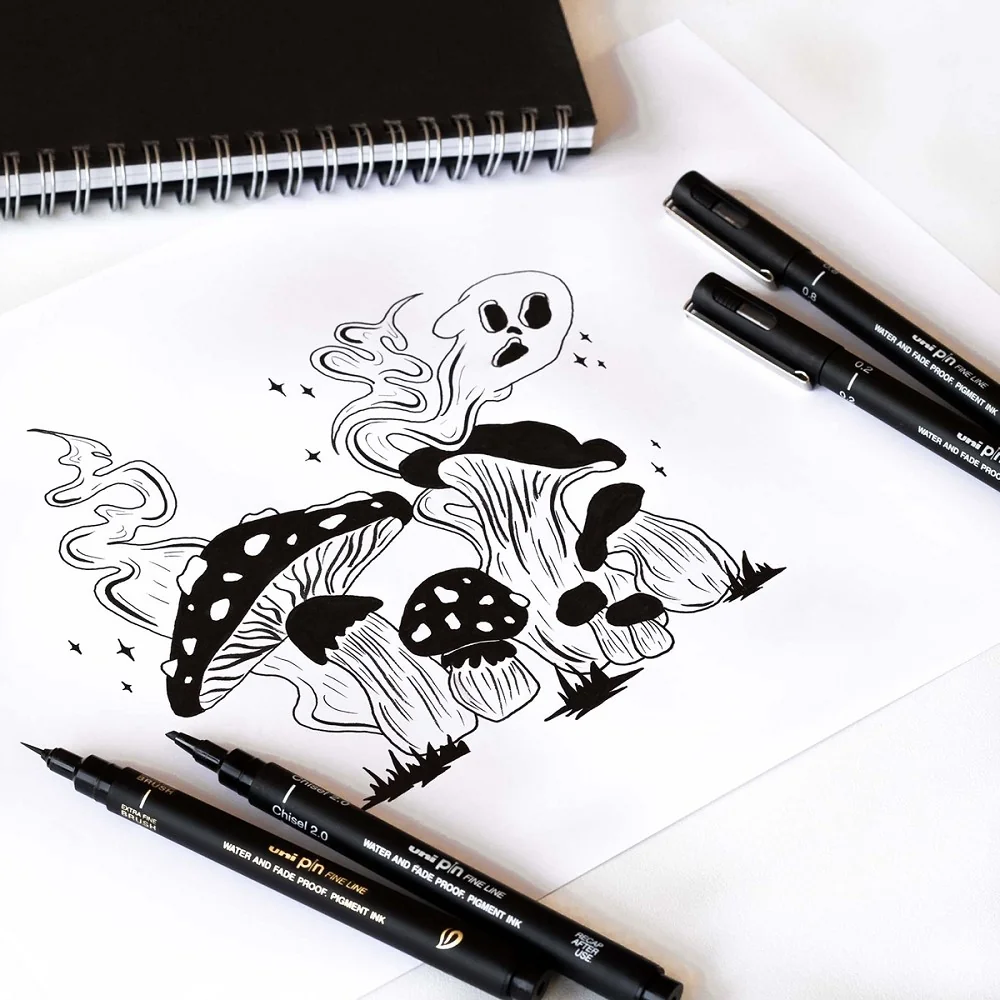 Sada linerov PIN Drawing na skicovanie, mix farieb 5 ks v balení