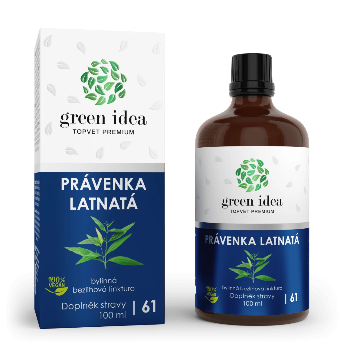 Právenka latnatá - bezliehová tinktúra 100 ml - Green idea