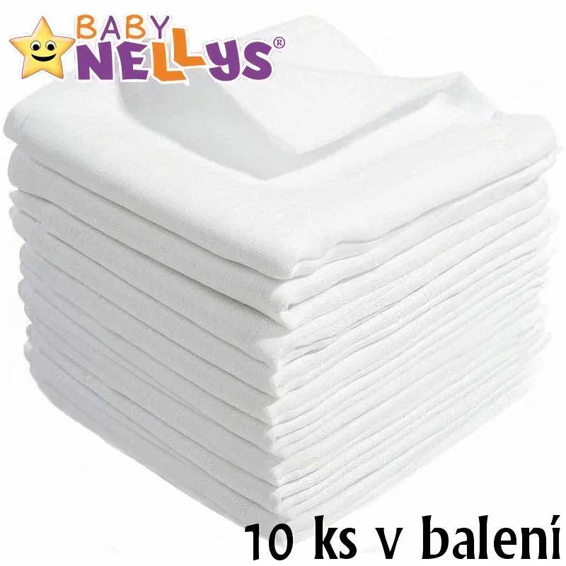 Kvalitné bavlnené plienky- TETRA BASIC 60x80cm, 10ks v bal.