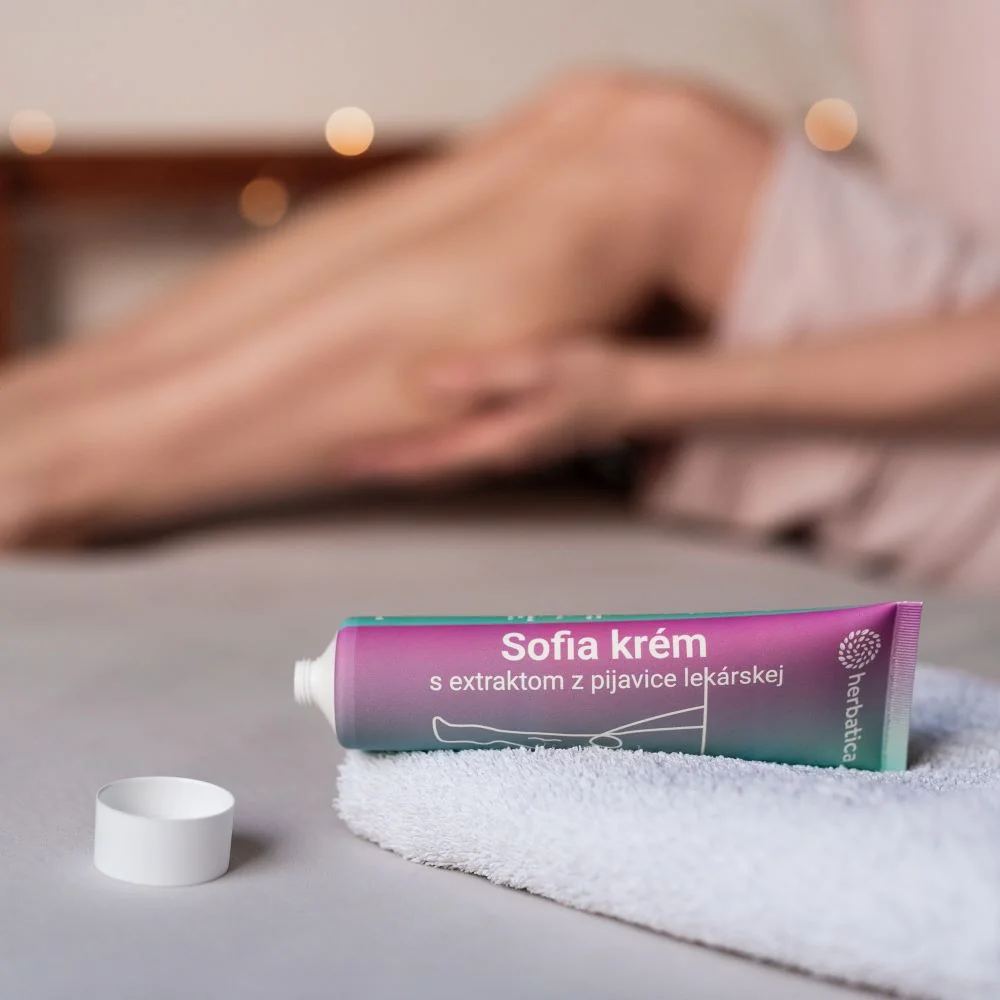 Zvýhodnené dvojbalenie: 2 x Sofia krém na kŕčové žily s extraktom z pijavice lekárskej - 150 ml - Herbatica