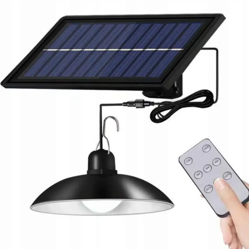 MG XW-D10 solárna lampa 2200mAh 400lm, čierna