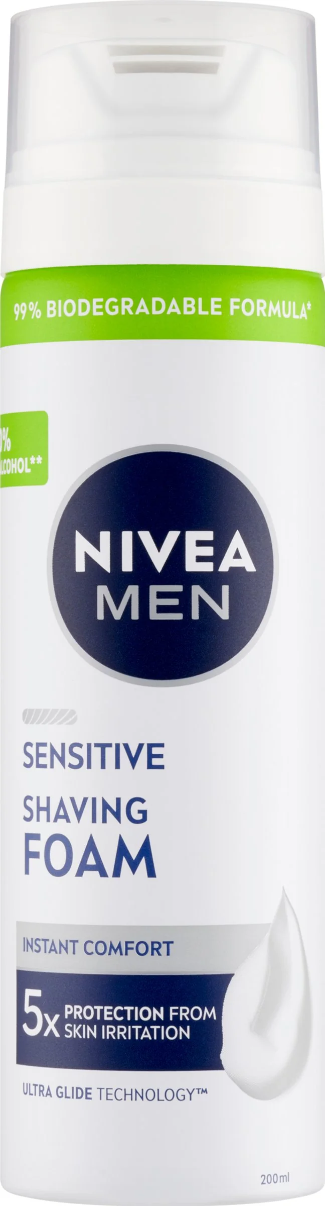 NIVEA MEN Pena na holenie SENSITIVE 1×200 ml, pena na holenie