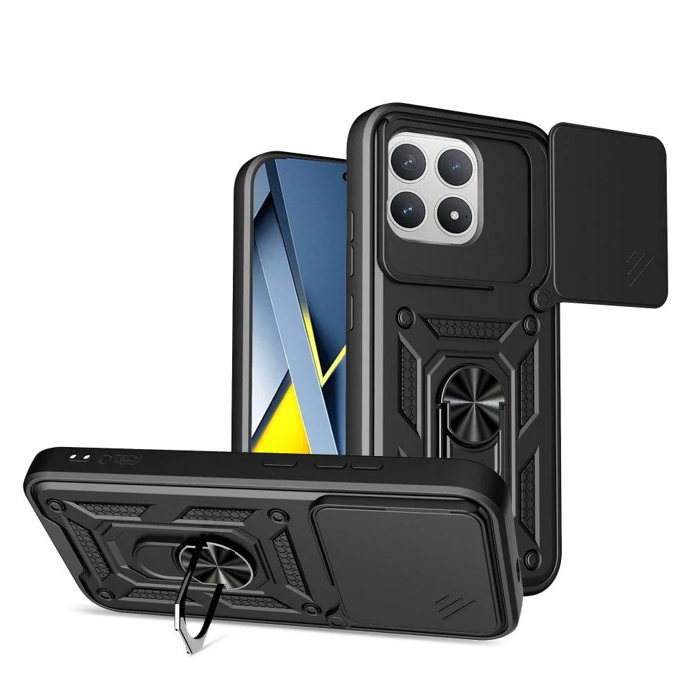 Tech-Protect Camshield kryt na Xiaomi Poco F8 Pro, čierny