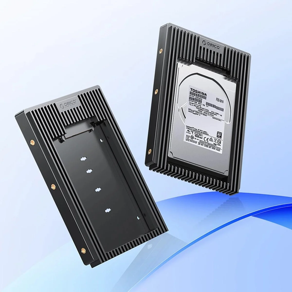 Orico D2SS-6G adaptér HDD/SSD 2.5'' / 3.5'', čierny