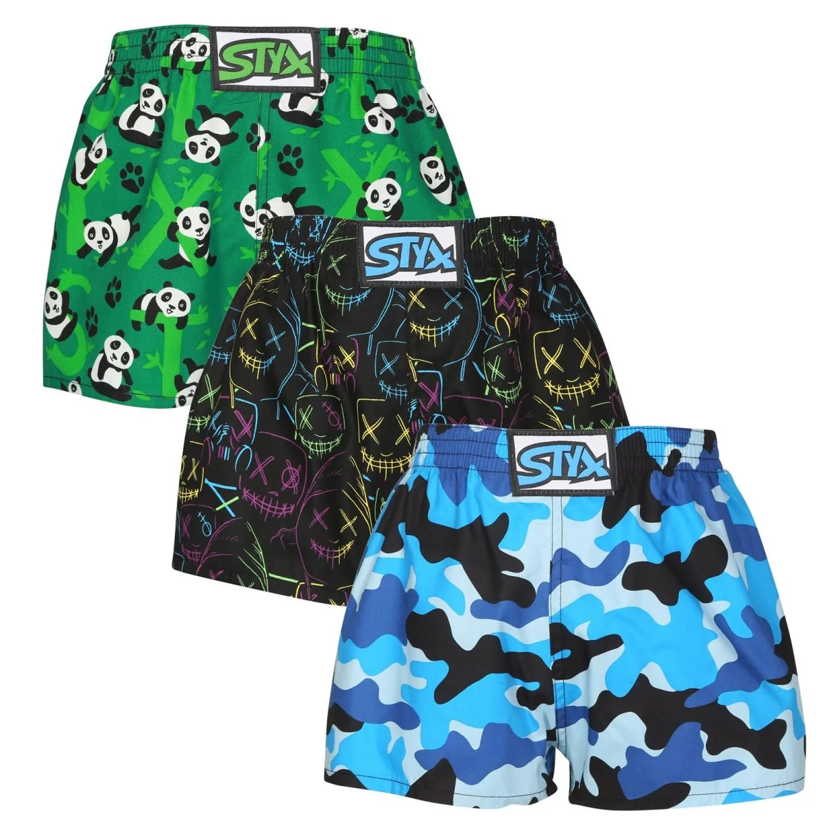 3PACK detské trenky art klasická guma viacfarebné (3J18023) 9-11 rokov