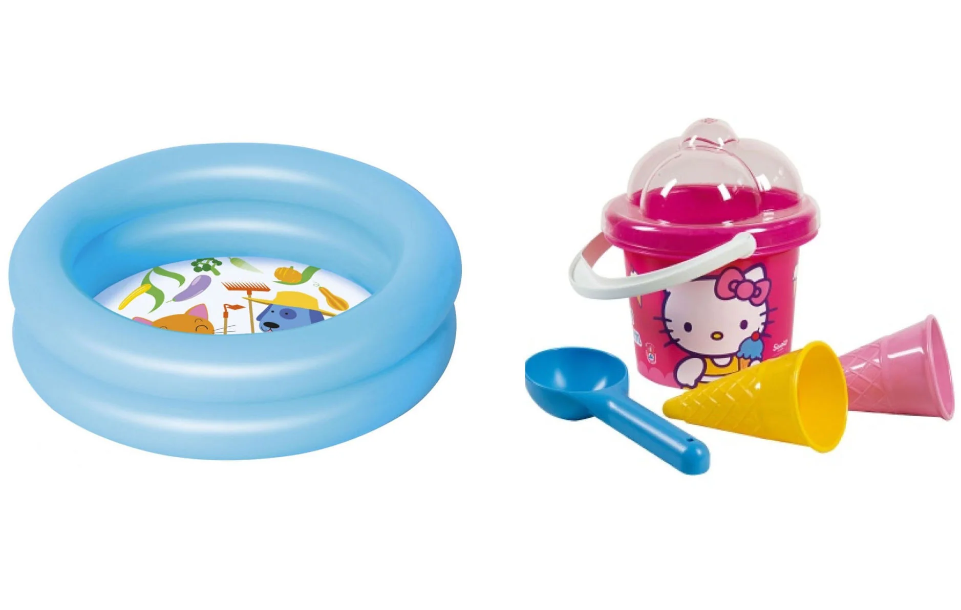 Bestway Bazén 61 cm modrý-Bestway + Vedierko set zmrzlinka ANDRONI-Androni
