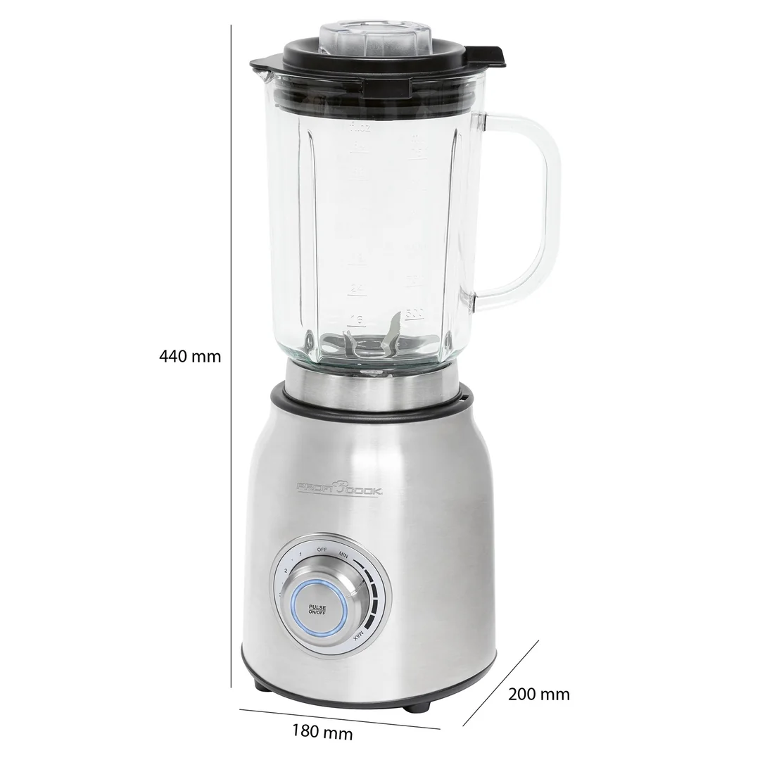 ProfiCook UM 1207 Inox univerzálny mixér 1200 W, 1,75 l