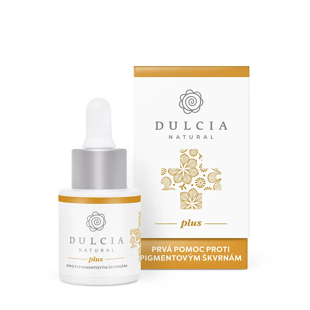 Dulcia natural - Plus - Prvá pomoc proti pigmentovým škvrnám Plus - First aid against pigment spots