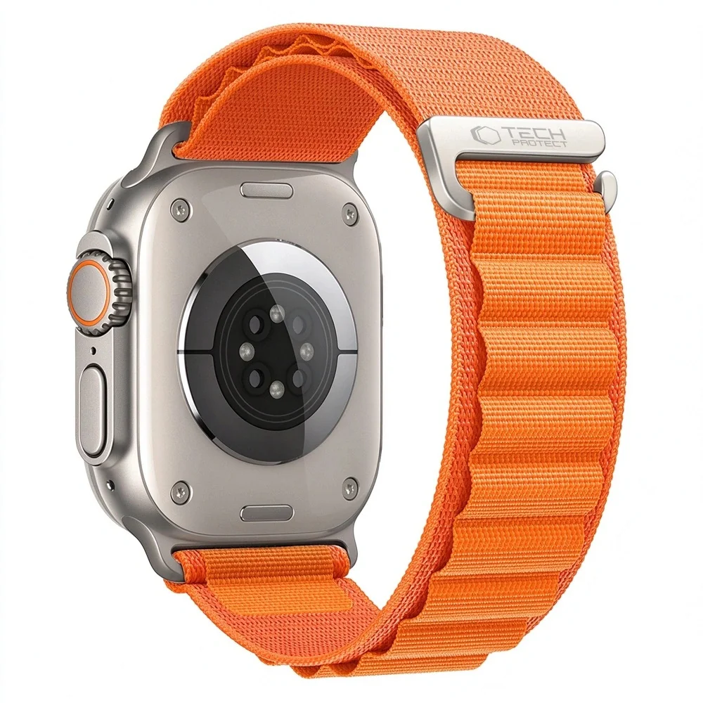 Tech-Protect Nylon Pro remienok na Apple Watch 44/45/46/49mm, orange
