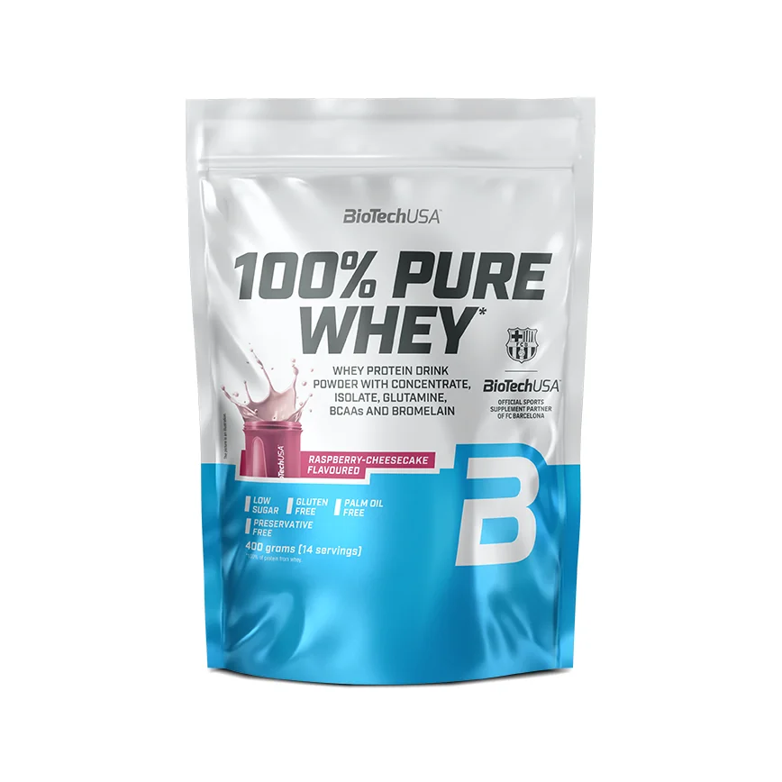 100% Pure Whey Raspberry-cheesecake 400 g