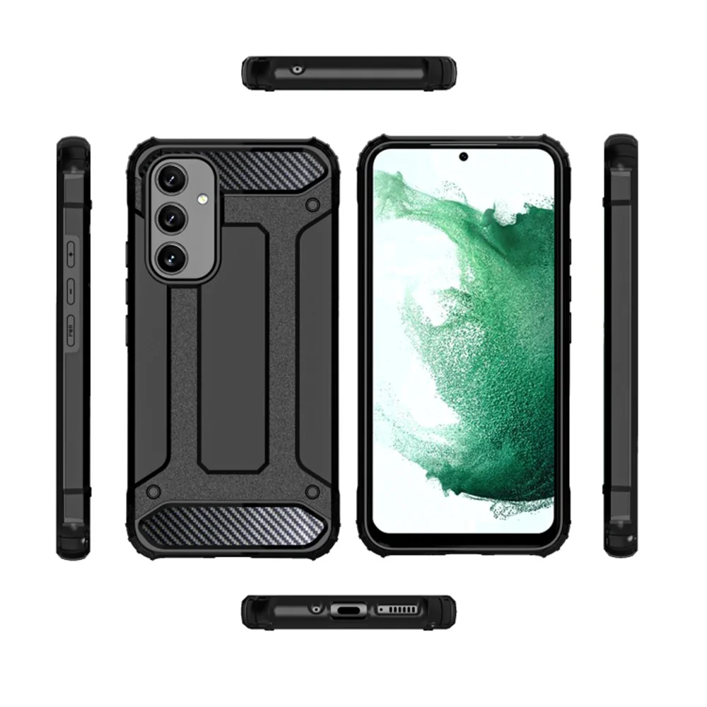 Puzdro Hybrid Armor pre Samsung Galaxy A54 - Čierna