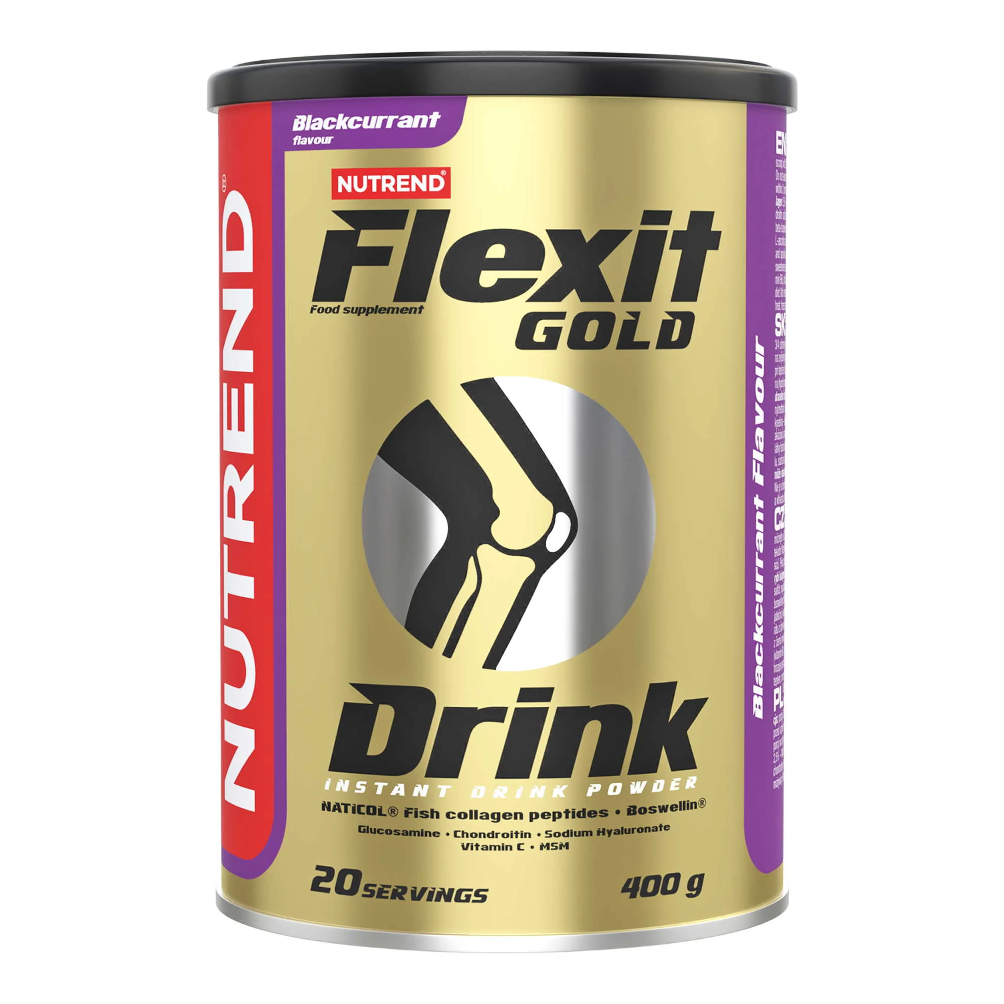 FLEXIT GOLD DRINK, čierna ríbezľa 400 g