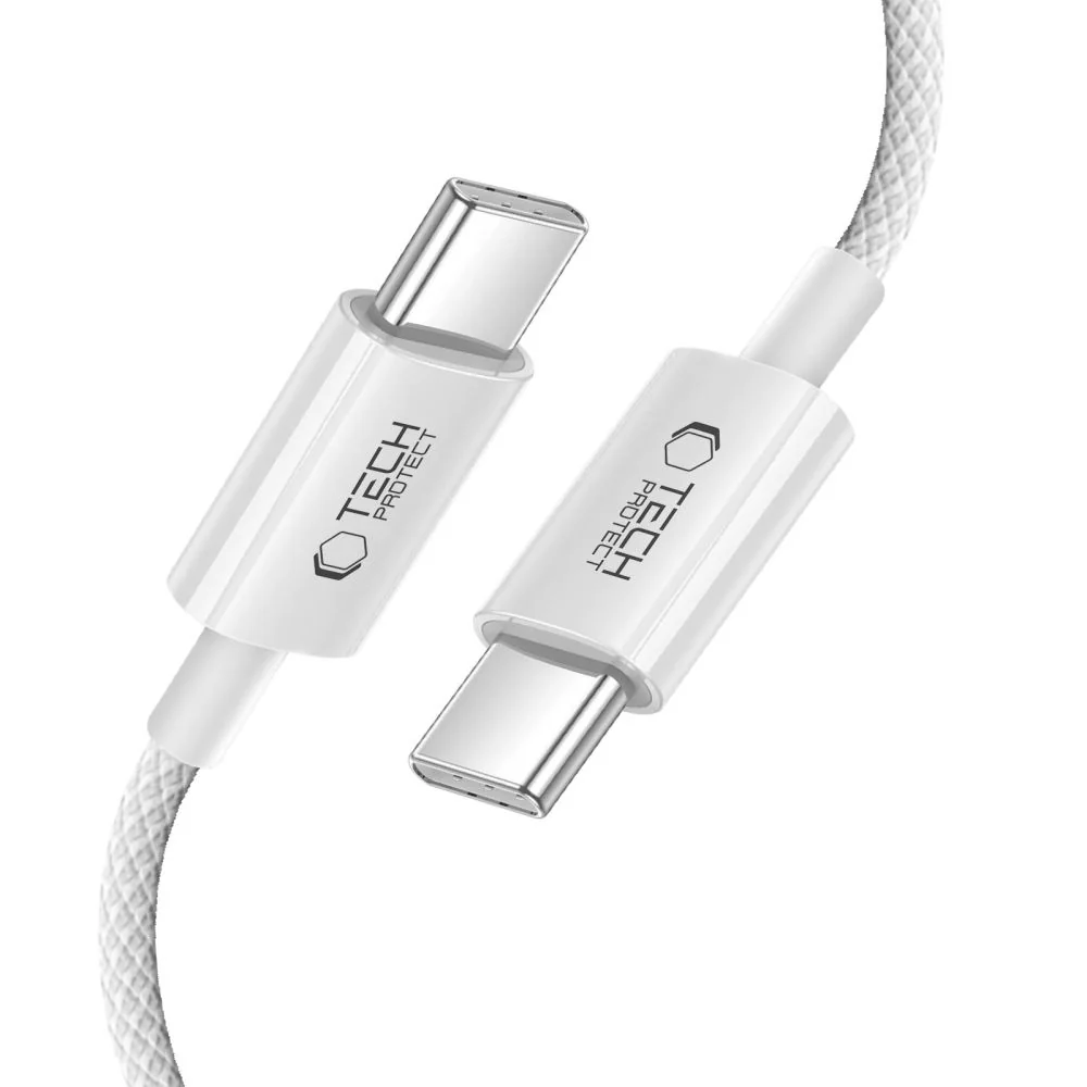 Tech-Protect Ultraboost Lite kábel USB-C / USB-C PD 60W / 3A 1m, sivý