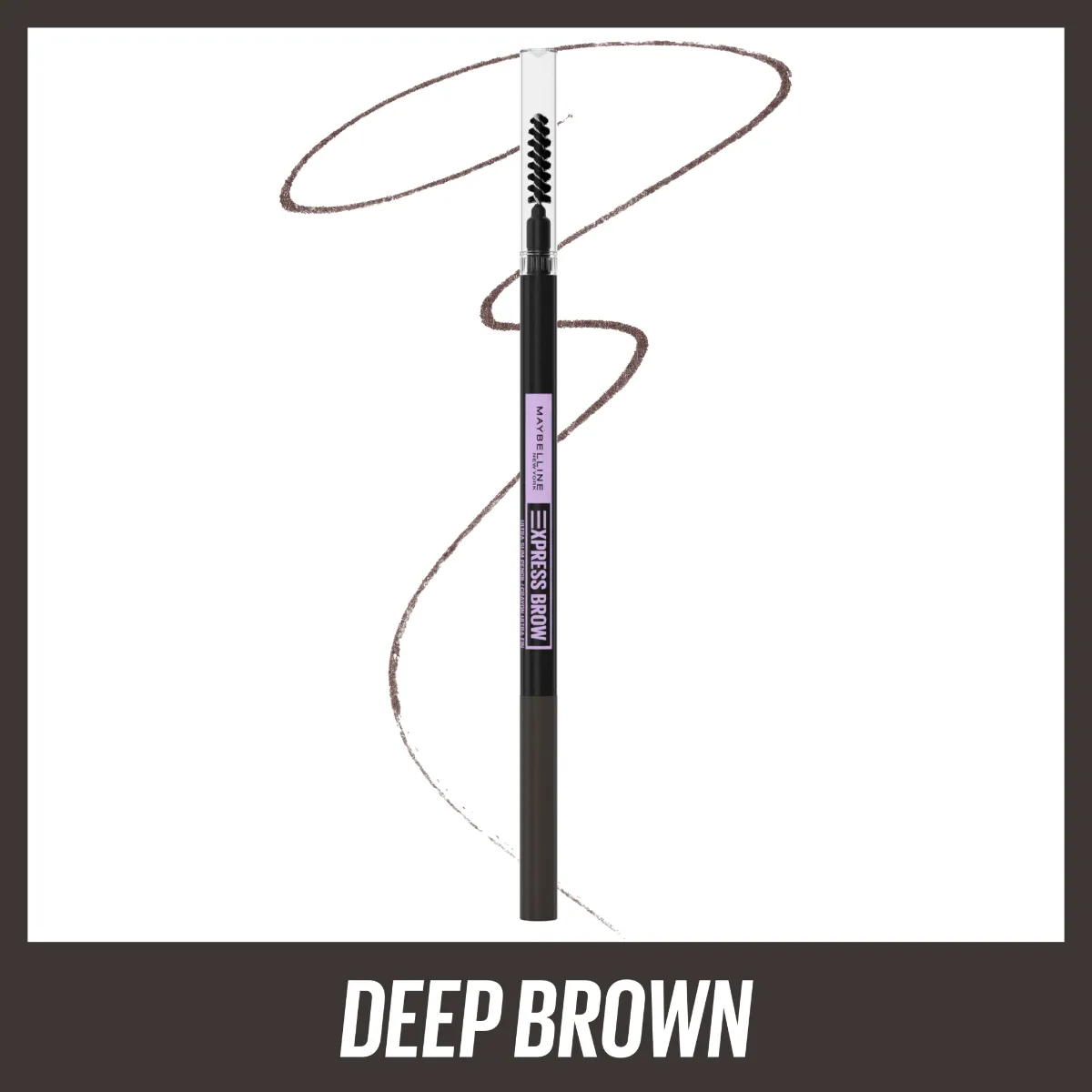 Maybelline Brow Ultra Slim Deep Brown 1×4 g, ceruzka na obočie