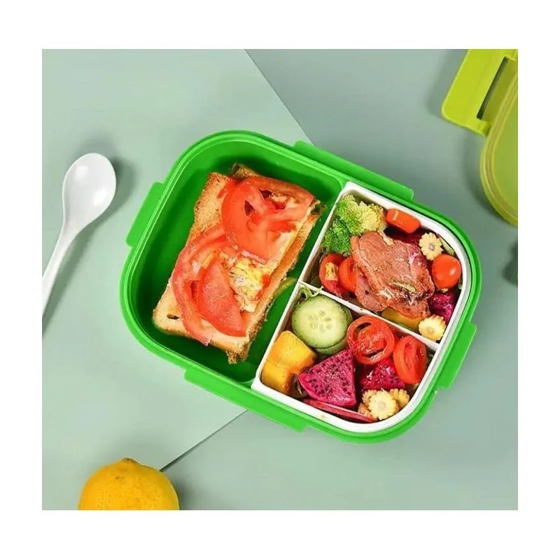 Livefy obedový box + fľaša Fresh, zelený