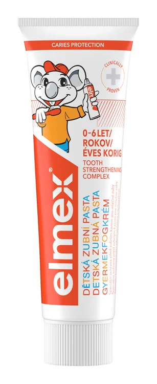 ELMEX DETSKÁ ZUBNÁ PASTA 1×50 ml, posilňuje zubnú sklovinu a odolnosť