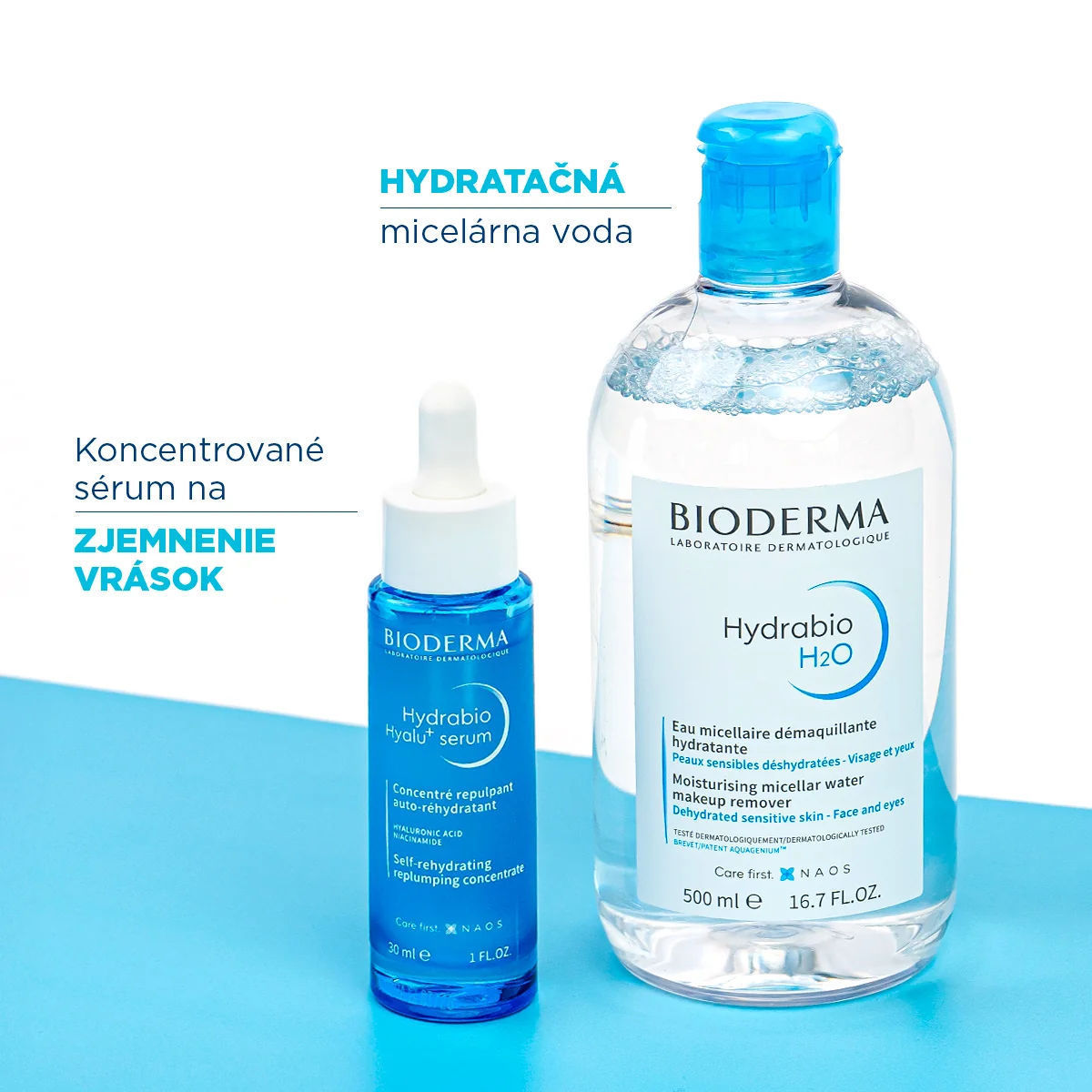 Bioderma Hydrabio darčekový balíček pre dehydratovanú pleť a vrásky 1 set