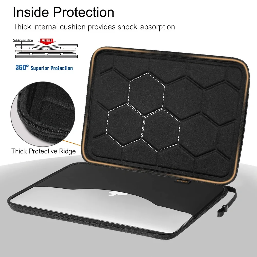 Tech-Protect Hard Pouch obal na notebook 15-16'', čierny