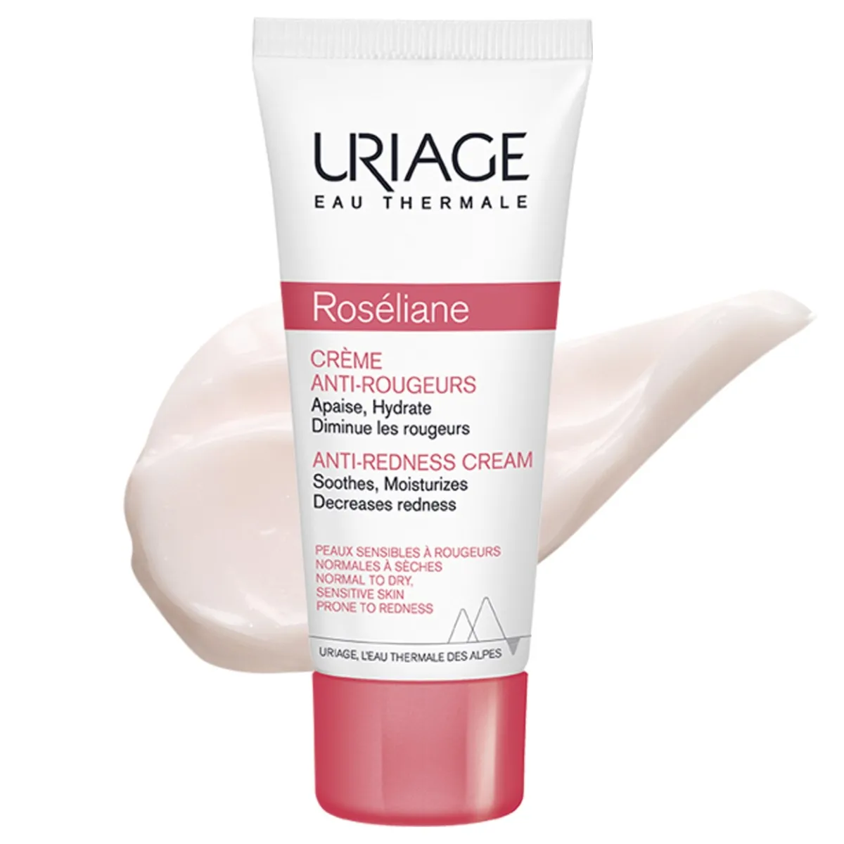 URIAGE ROSÉLIANE Anti-Redness Cream, 40ml 1×40 ml, krém pre citlivú pleť so začervenaním