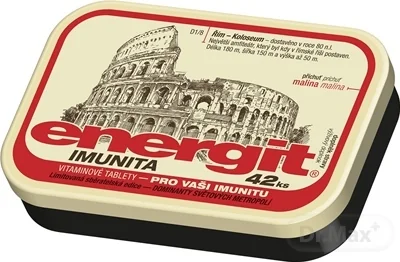 energit IMUNITA 1×42 ks, vitamínové tablety s príchuťou maliny