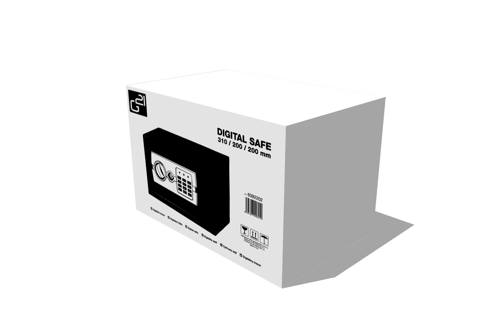 Trezor digitálny G21 ## 310 x 200 x 200 mm GA-20EU