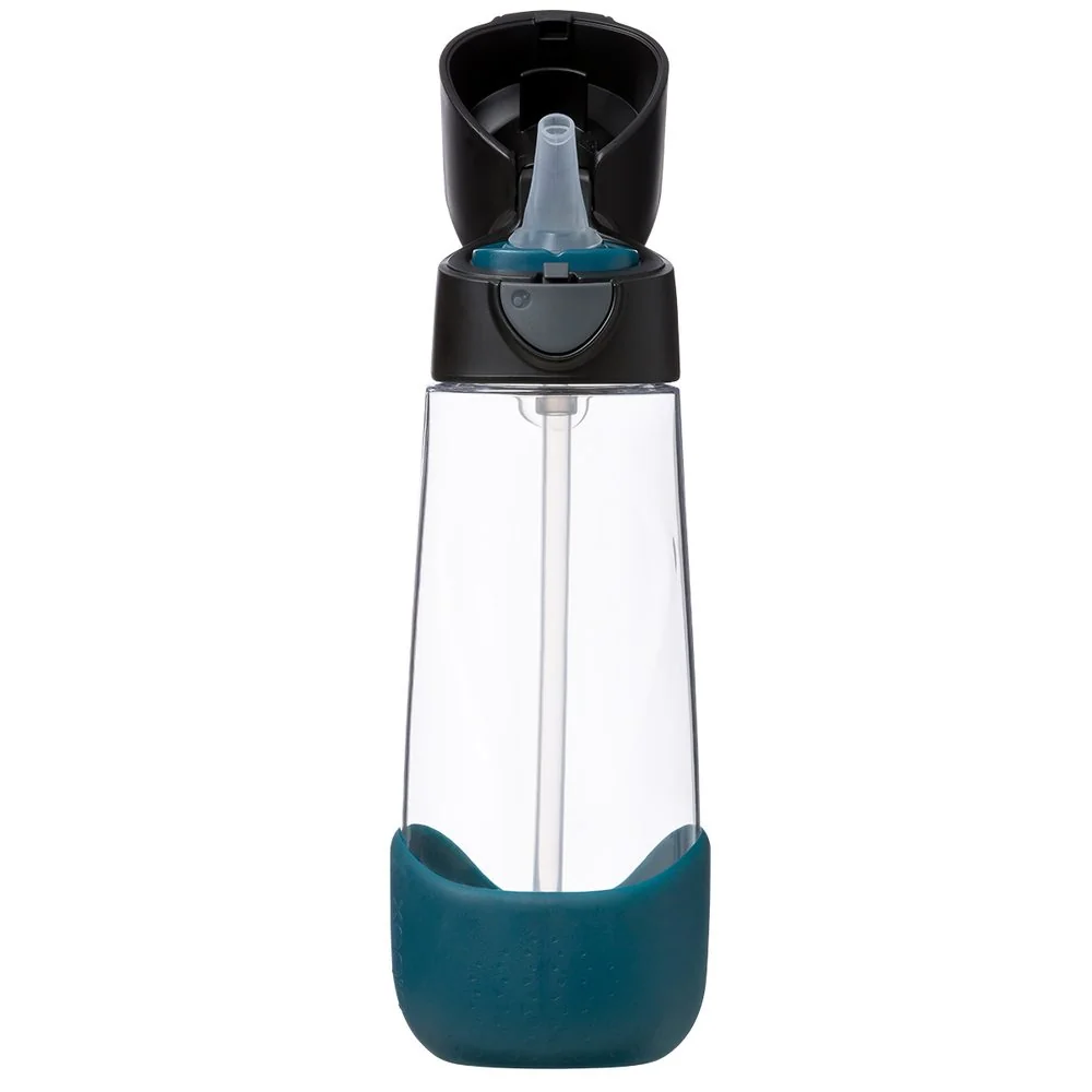 Fľaša na pitie so slamkou 600 ml night vision