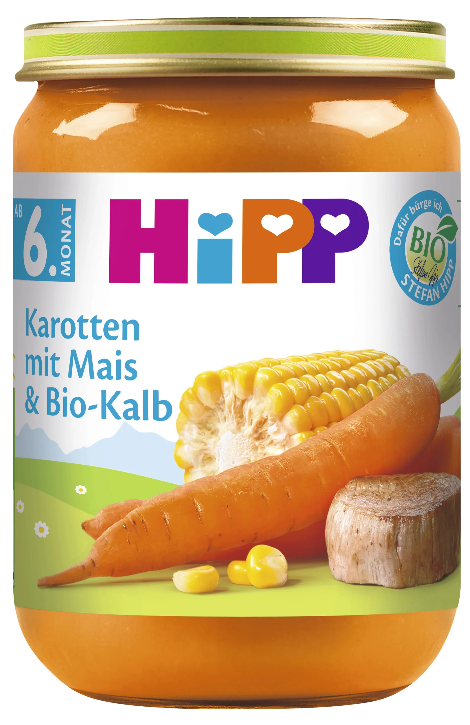 Mrkva s kukuricou a teľacím mäsom 190 g