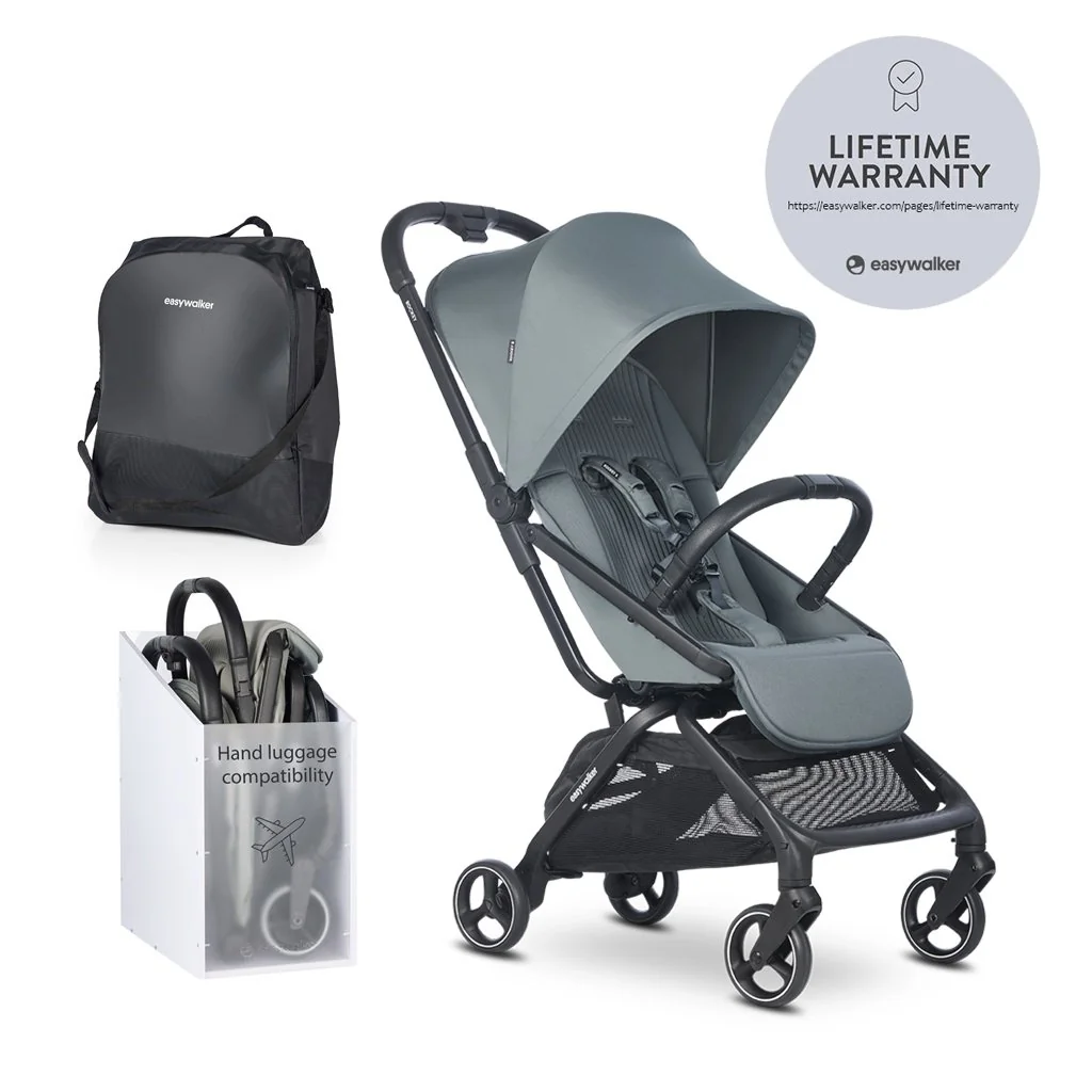 Easywalker Rockey S športový kočík Smooth Grey