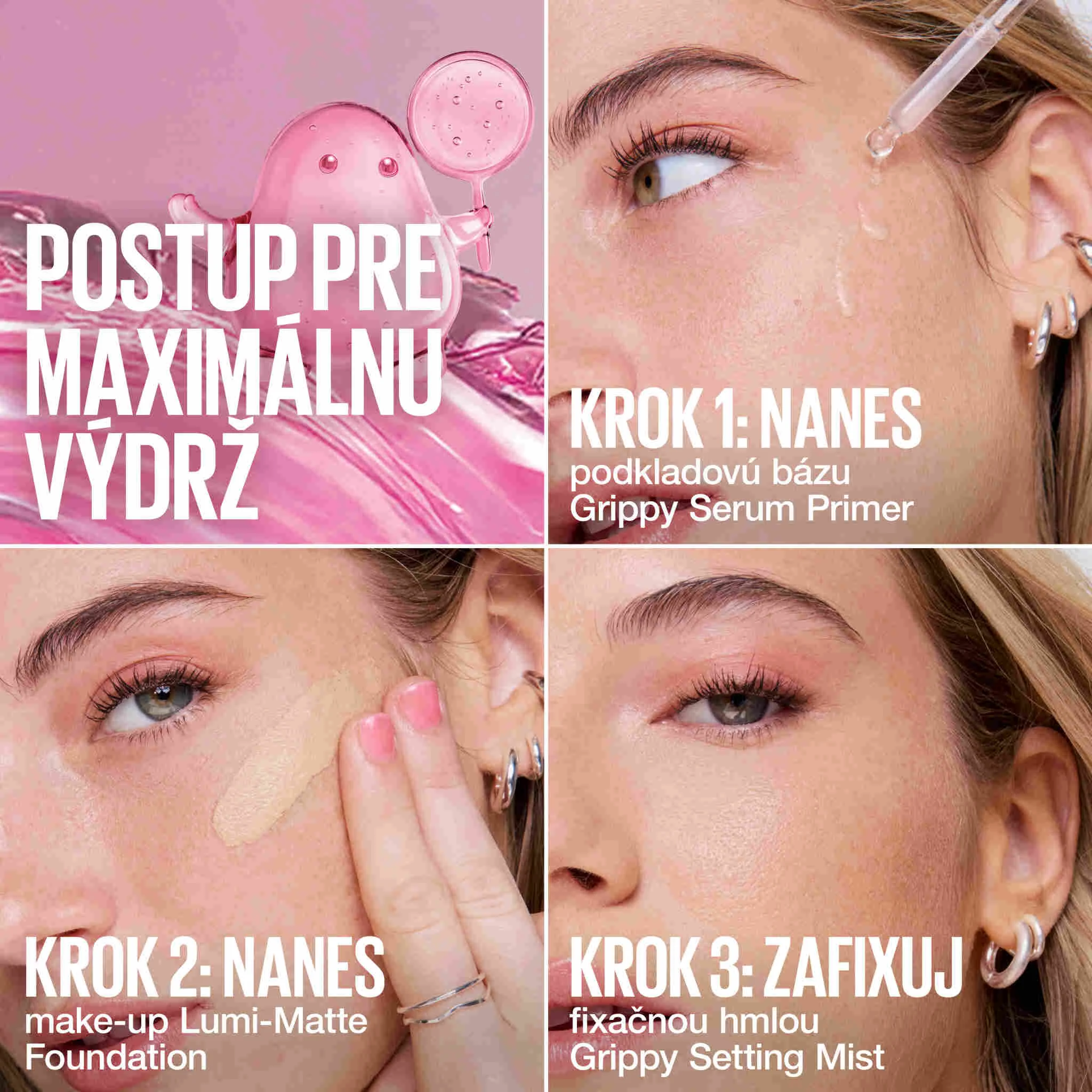 MAYBELLINE NY GRIPPY SETTING MIST FIXAČNÁ HMLA 100 ml