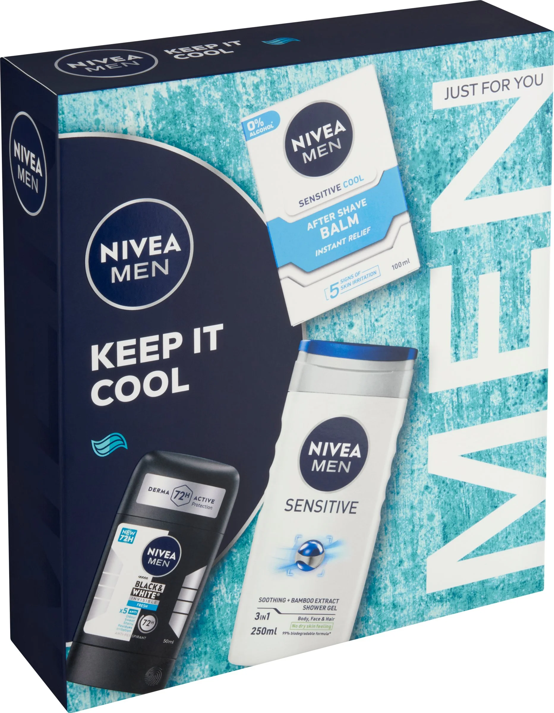 NIVEA MEN BOX BALM COOLING 1×1 ks, darčekové balenie