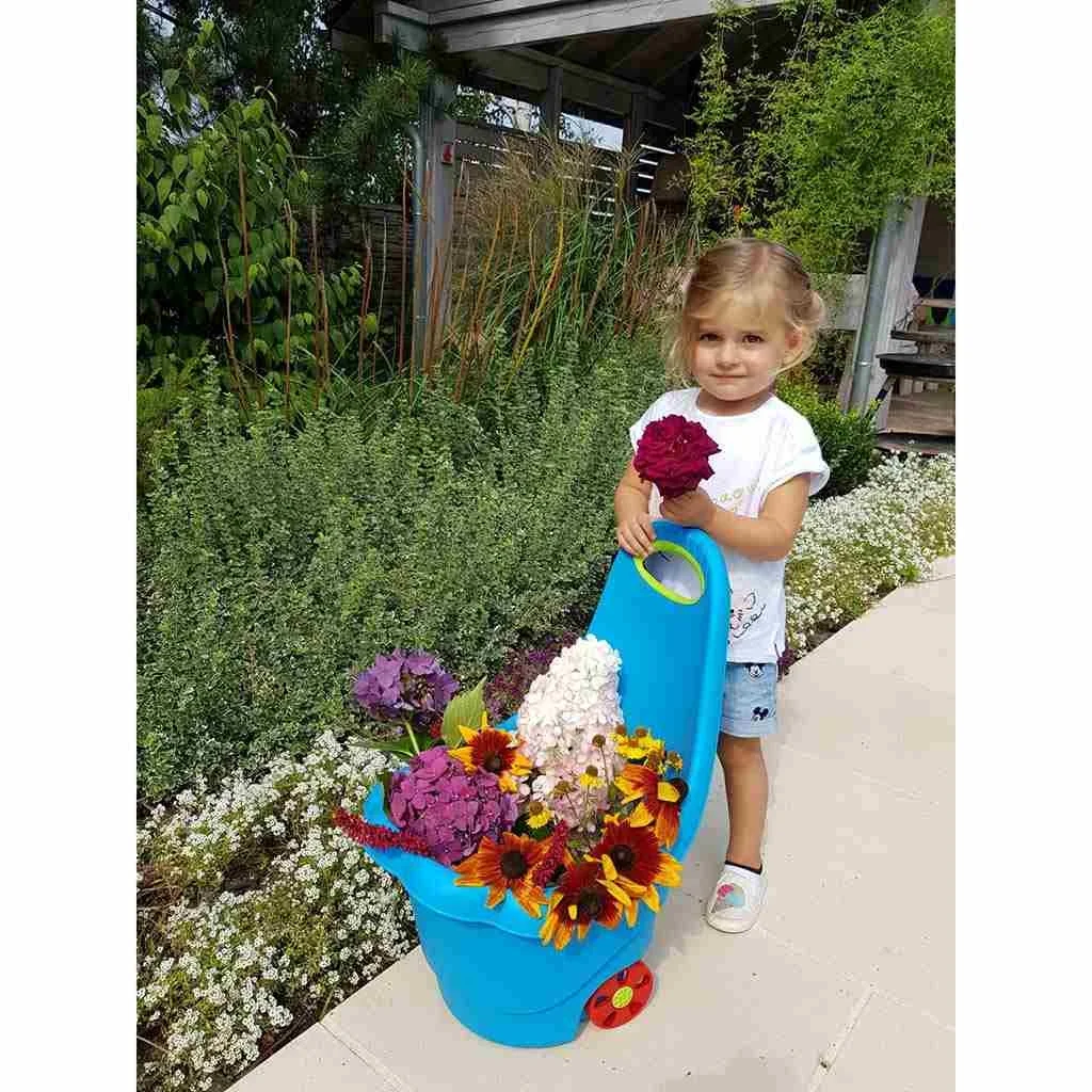 Detský multifunkčný vozík BAYO Sedmokráska 60 cm zelený ,