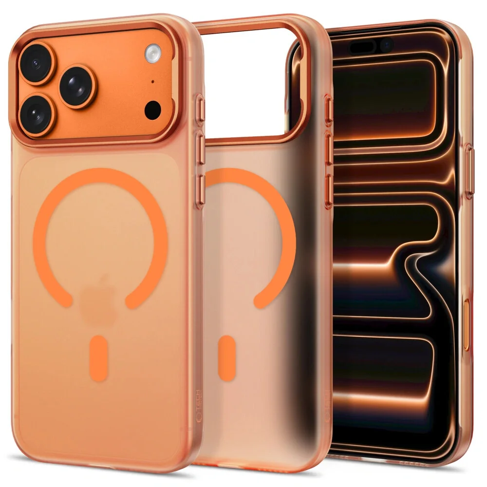 Tech-Protect MagZero MagSafe kryt na iPhone 17 Pro / 18 Pro, oranžový