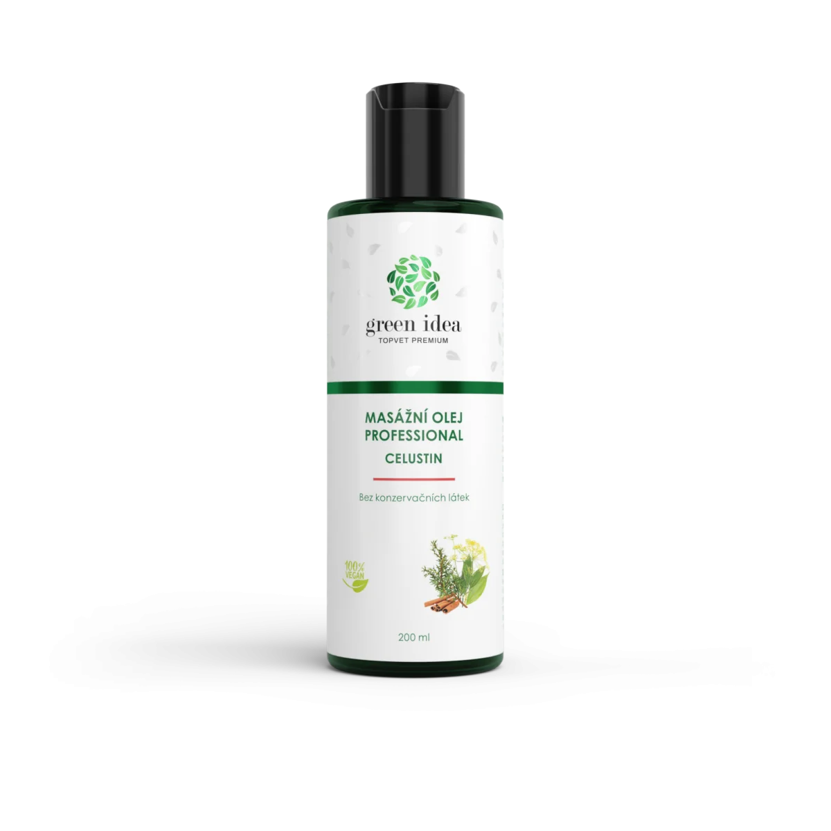 Celustin masážny olej 200 ml - Green idea
