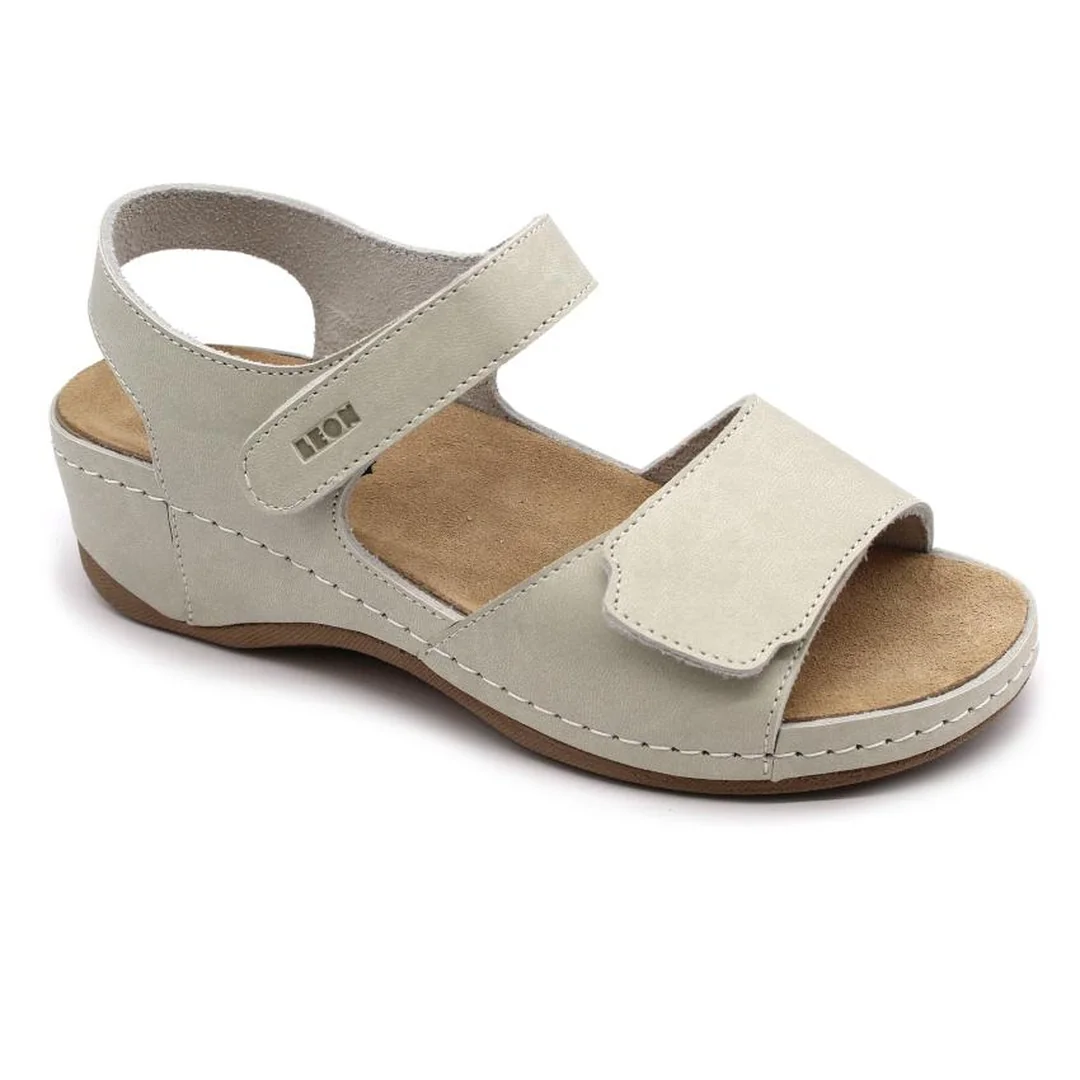 2024 Zdravotné celokožené sandále 38 - 24cm, modrá, 5,0 cm