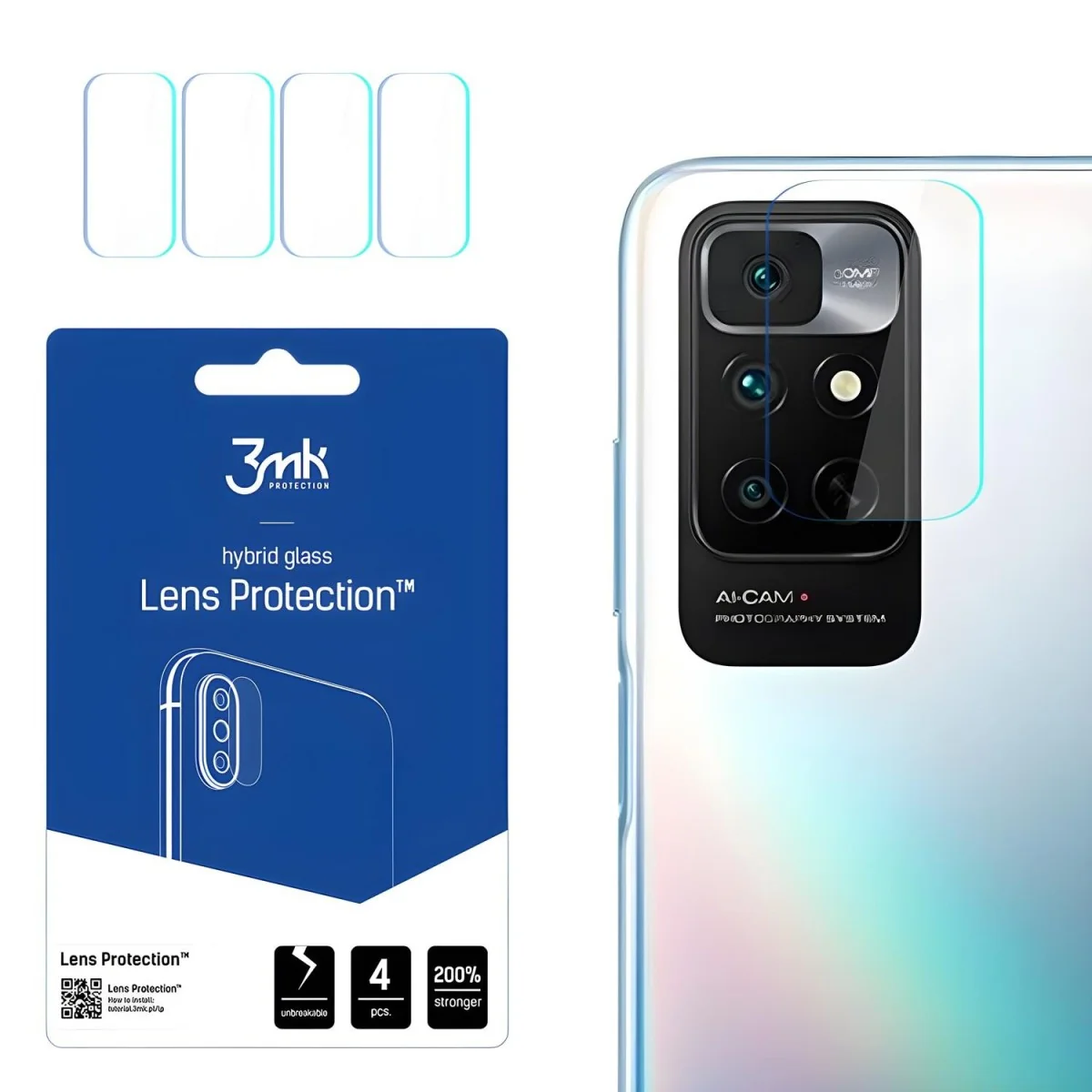 Sklo na kameru pre Xiaomi Redmi Note 11 4G