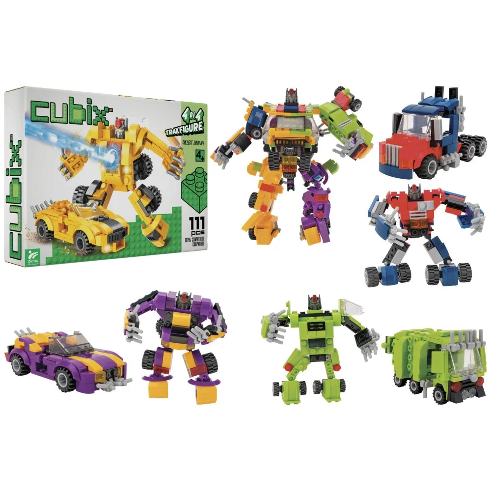 Cubix robot - transformér 4 druhy = 1 veľký transformér-MOVEO