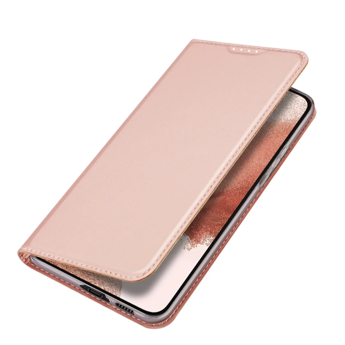 Dux Ducis Skin Pro knižkové kožené puzdro na Samsung Galaxy S23 Plus,ružové ružové
