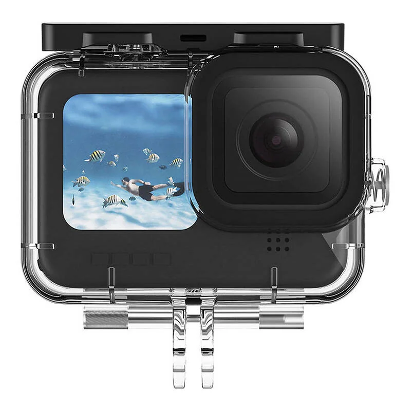 Telesin Waterproof vodotesné puzdro na GoPro Hero 9 / 10 / 11, priesvitné tné