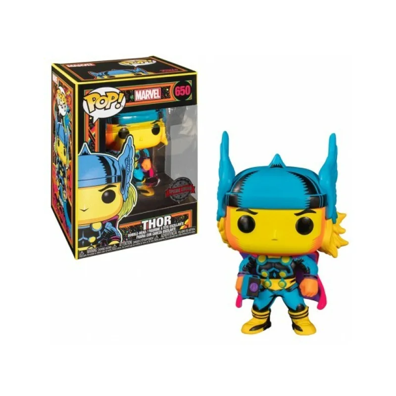 FUNKO POP Marvel: Black Light Thor - Zberateľská figúrka Thor