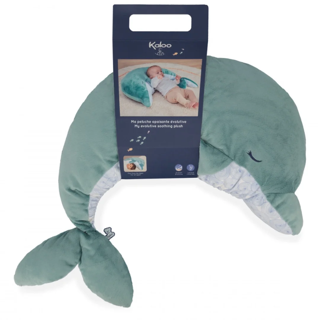 Kaloo Petit Calme Podporný vankúš s levanduľou pre mamičku a bábätko Delfín 60 cm 