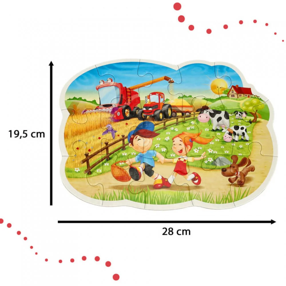 Baby puzzle 4 ročné obdobia, 4v1 -MOVEO