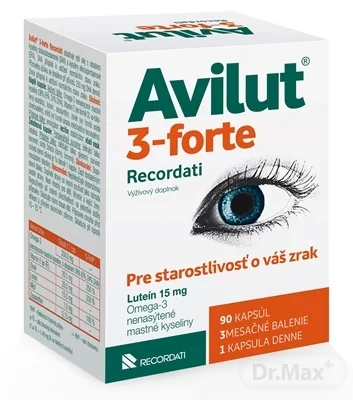AVILUT 3-forte Recordati 9×10 cps, výživový doplnok