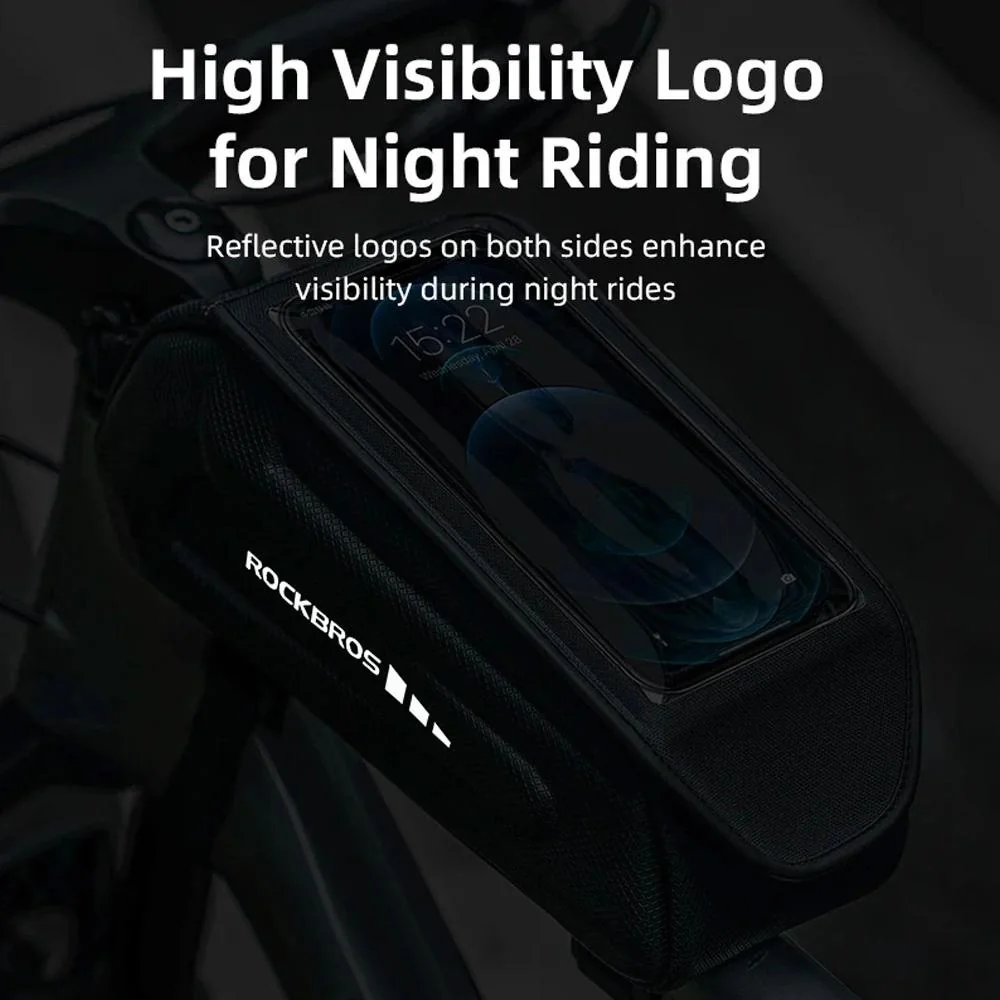 Rockbros Phone Bag cyklistická taška 1.7L, čierna