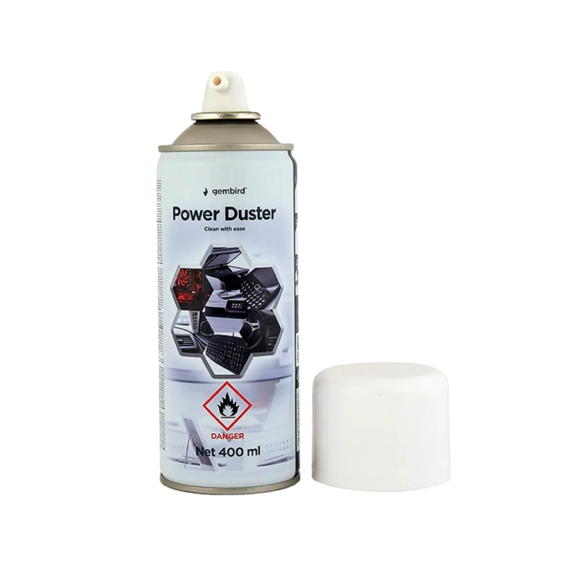 Stlačený vzduch na strojčeky Gembird 400ml